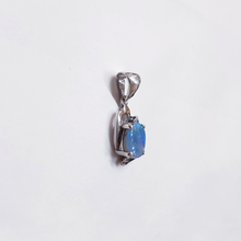 Load image into Gallery viewer, Sterling Silver Black Opal Pendant
